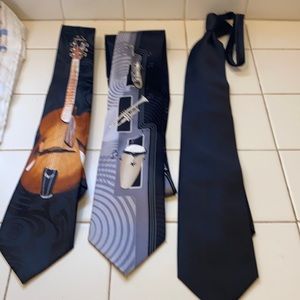 3 different brands ties